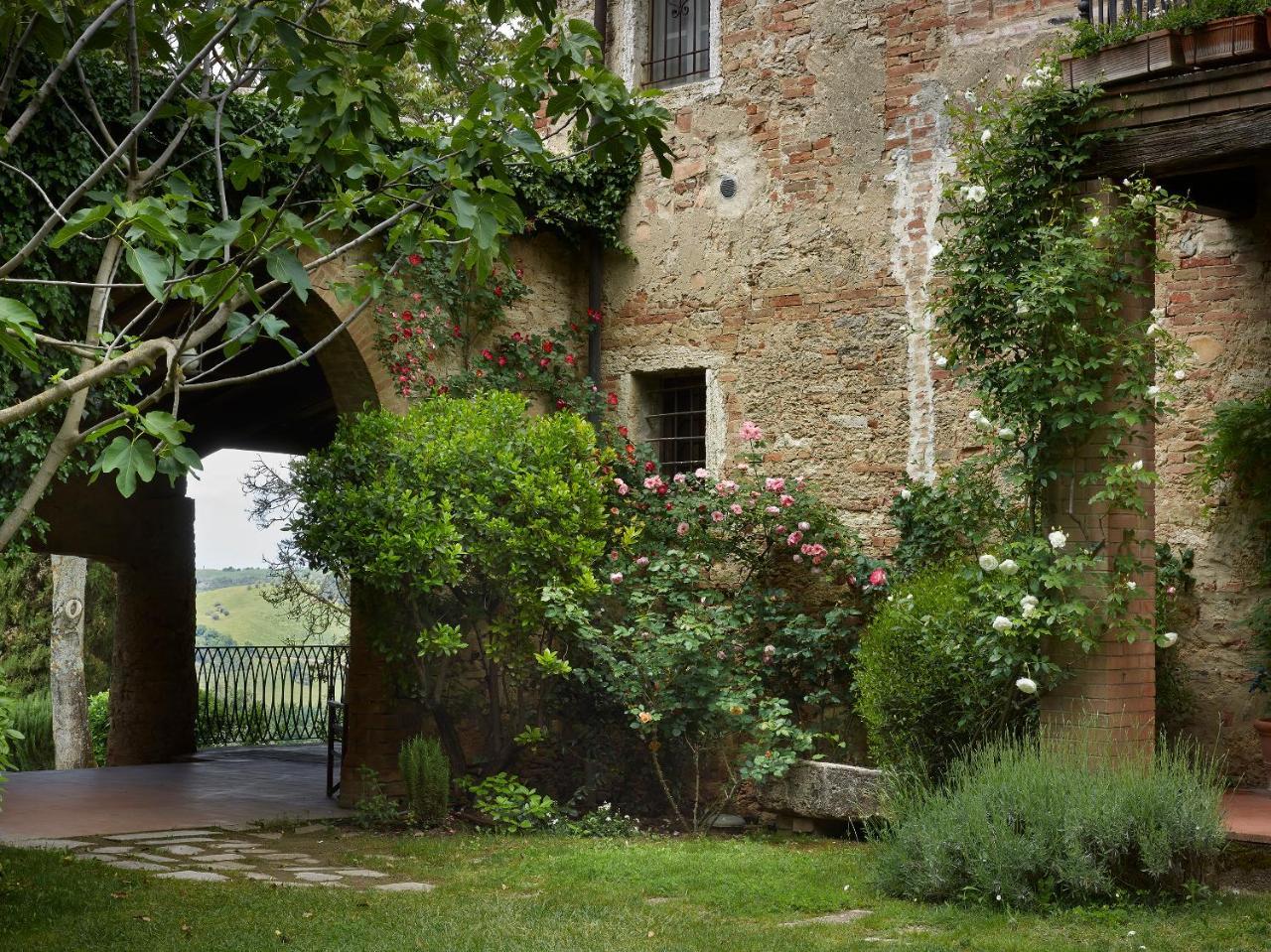 Borgo Lucignanello Bandini Villa San Giovanni dʼAsso Buitenkant foto
