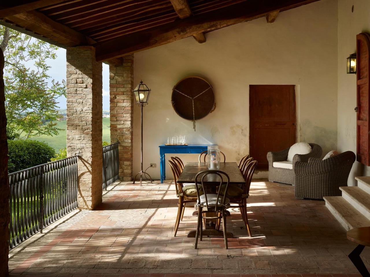 Borgo Lucignanello Bandini Villa San Giovanni dʼAsso Buitenkant foto
