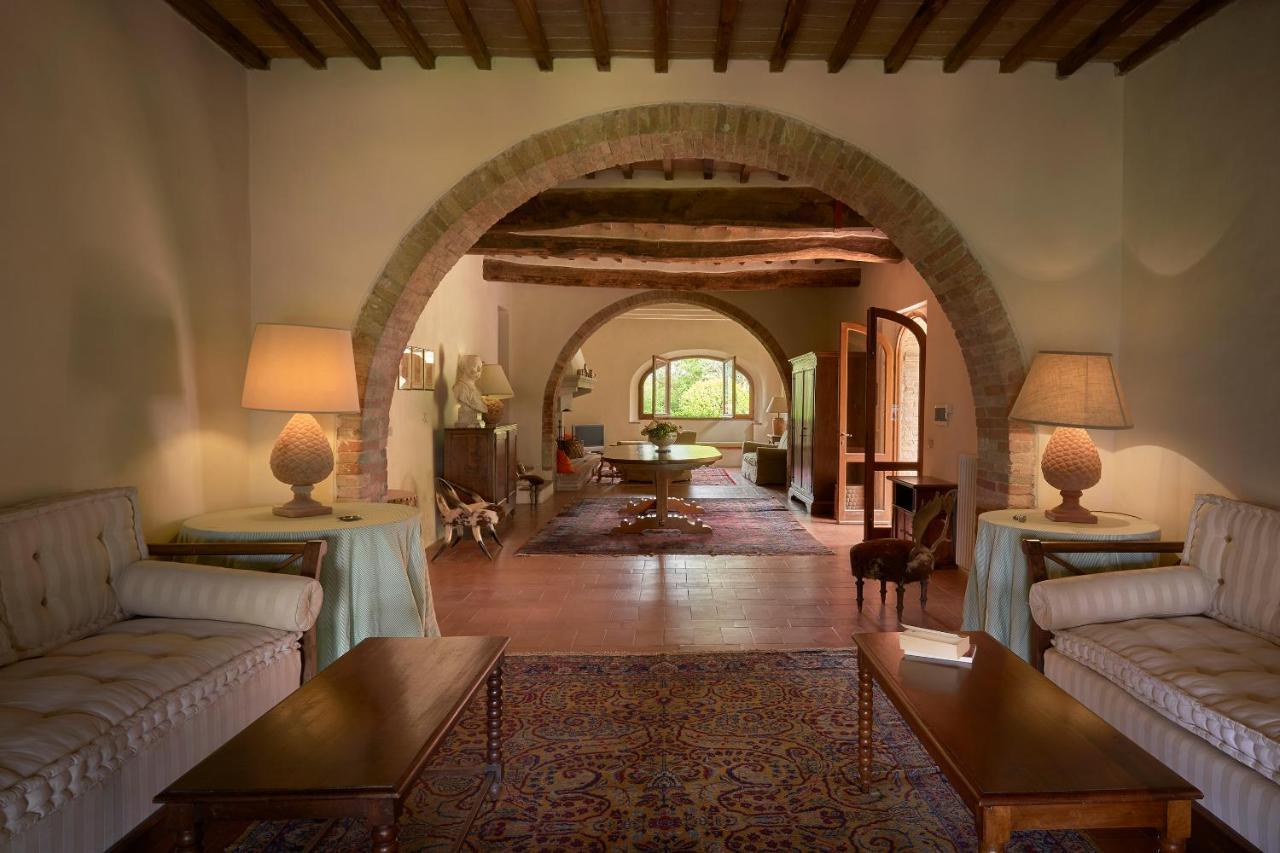 Borgo Lucignanello Bandini Villa San Giovanni dʼAsso Buitenkant foto