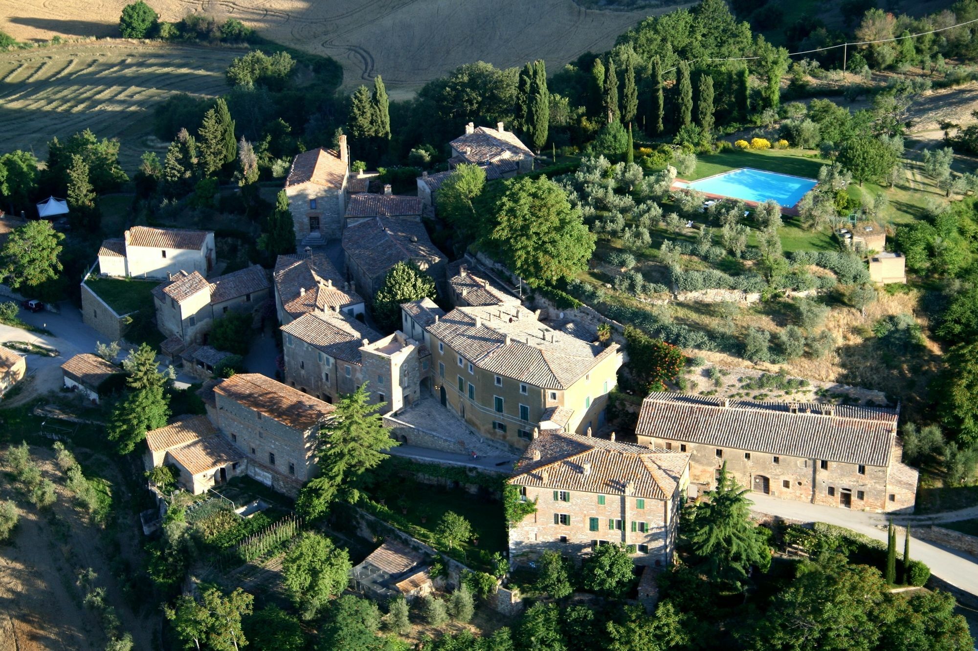 Borgo Lucignanello Bandini Villa San Giovanni dʼAsso Buitenkant foto